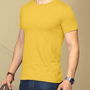 Yellow Round Neck Tshirt